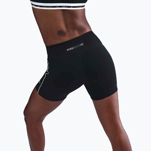 Women's shorts Nike One Dri-Fit Biker 5" black/white