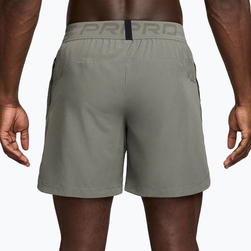 Men's shorts Nike Pro Training Dri-Fit 6" light army/light liquid lime
