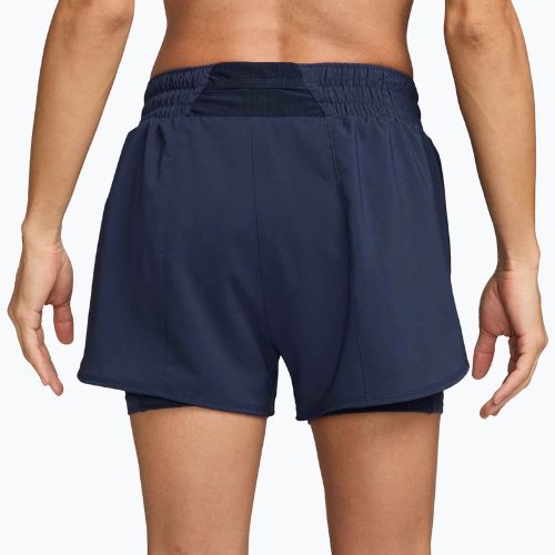 Women's shorts Nike One Dri-Fit High-Waisted 3" 2In1 midnight navy