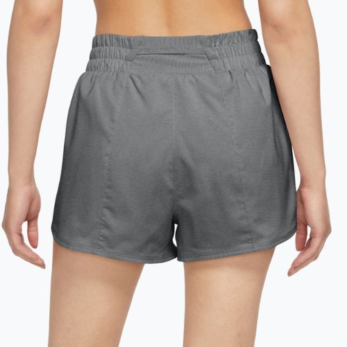 Women's shorts Nike One Dri-Fit High-Waisted 3" 2In1 smoke grey/heather/white