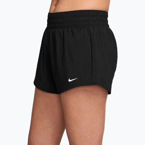 Women's shorts Nike One Dri-Fit 3" black/white