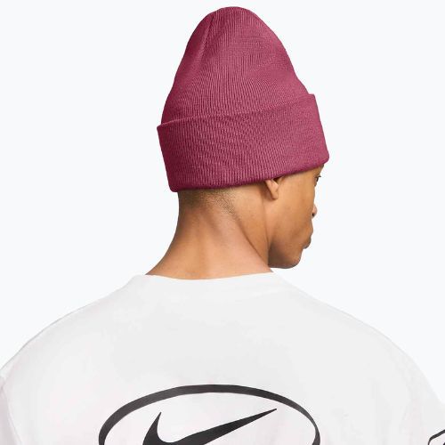 Winter hat Nike Peak Futura Beanie sweet beet/white