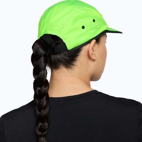 Baseball cap Nike Dri-Fit Fly electric green/black spruce/hot lava