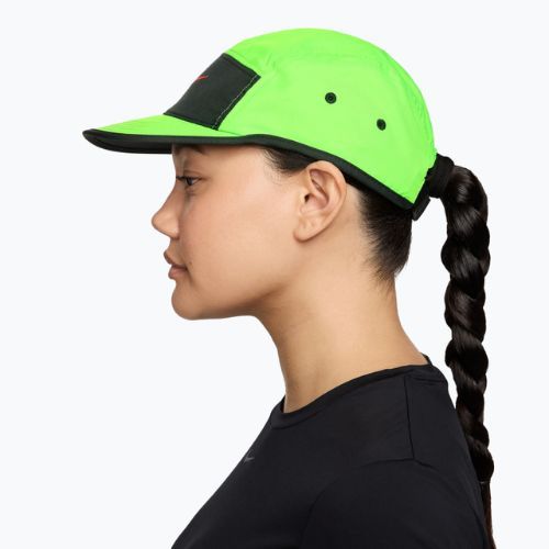 Baseball cap Nike Dri-Fit Fly electric green/black spruce/hot lava