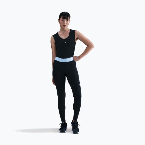 Women's leggings Nike Pro 365 Tight black/celestine blue/white