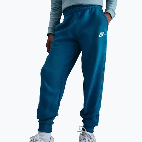 Children's trousers Nike Sportswear Club Fleece green abyss/white