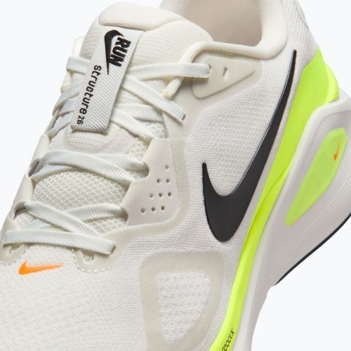 Men's running shoes Nike Structure 26 summit white/volt/total orange/black