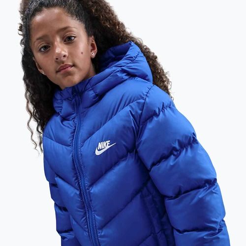 Children's insulated jacket Nike Sportswear All Day Play game royal/white