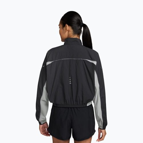 Women's running jacket Nike Swift UV Repel black/iron grey