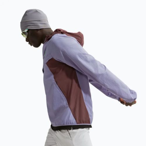 Men's running jacket Nike Fly Nike Stride iron purple/tattoo