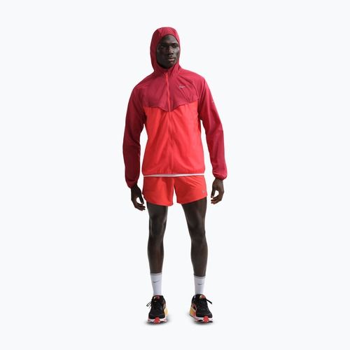 Men's running jacket Nike Stride Repel UV team crimson/light crimson