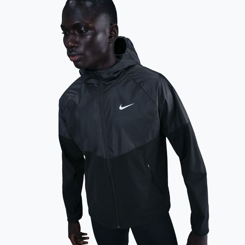 Men's running jacket Nike Miler Repel Winterized black/anthracite