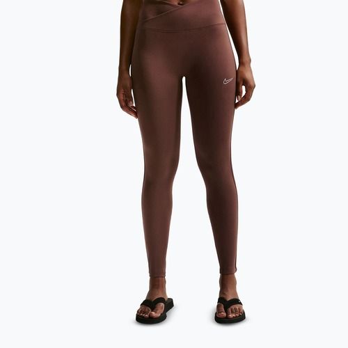 Women's leggings Nike One High-Waisted Seamless light chocolate