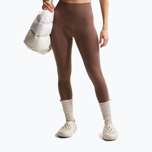 Women's leggings Nike Zenvy High-Waisted tattoo/white