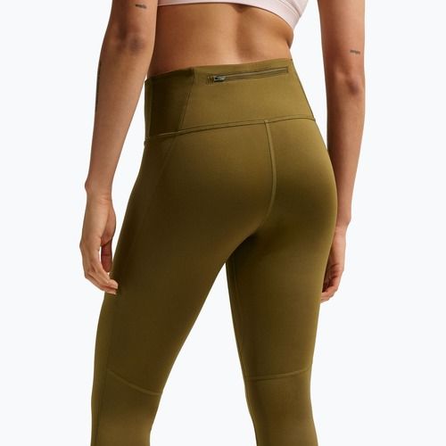 Women's running leggings Nike Tempo High-Waisted 7/8 olive flak