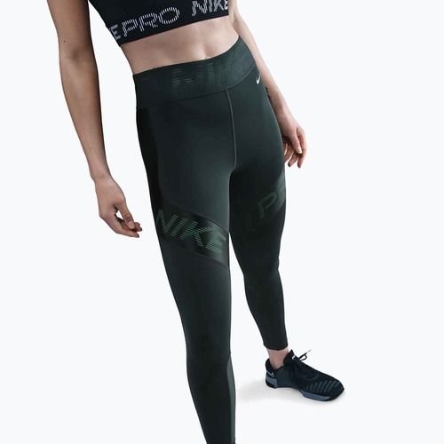 Women's training leggings Nike Pro Sculpt High-Waisted 7/8 seaweed/vintage green/white