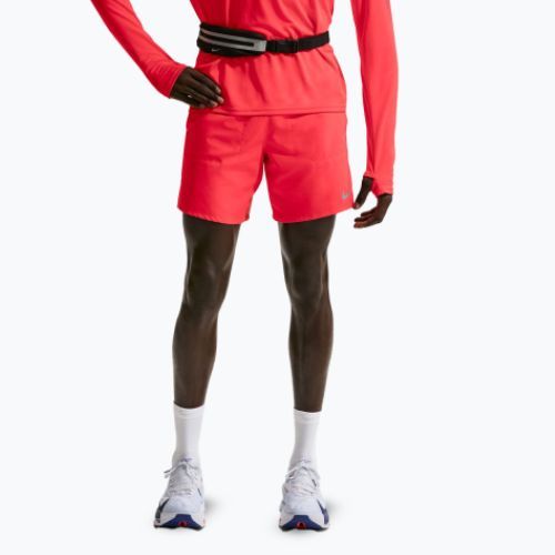 Men's running shorts Nike Stride Dri-Fit Brief-Lined 7" light crimson