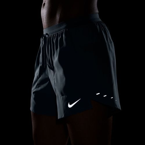 Men's Nike Stride Dri-Fit Brief-Lined 5" Shorts in Work Blue