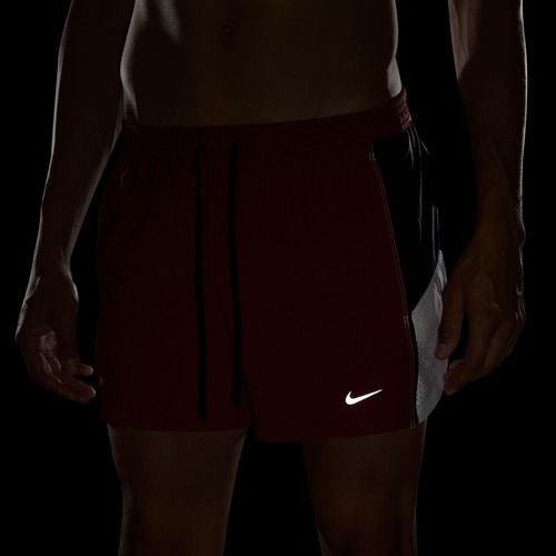 Men's running shorts Nike Retro Dri-Fit Brief-Lined 4" team crimson/black
