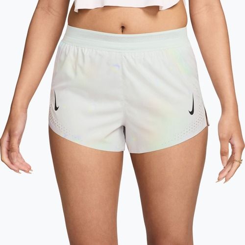 Women's running shorts Nike AeroSwift Dri-Fit ADV Mid-Rise Brief Lined 3" off white/white/black
