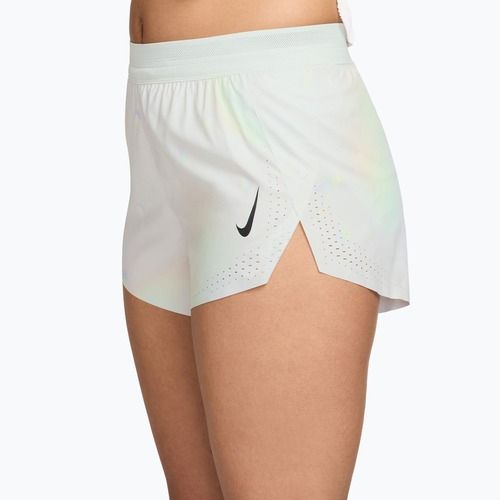 Women's running shorts Nike AeroSwift Dri-Fit ADV Mid-Rise Brief Lined 3" off white/white/black