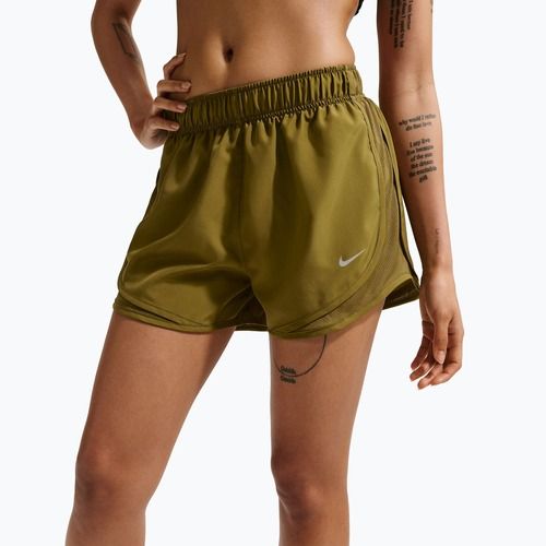 Women's running shorts Nike Tempo Dri-Fit Mid-Rise olive flak/olive flak