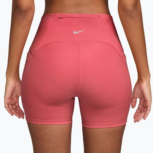 Women's running shorts Nike Swift High-Waisted 4" sea coral