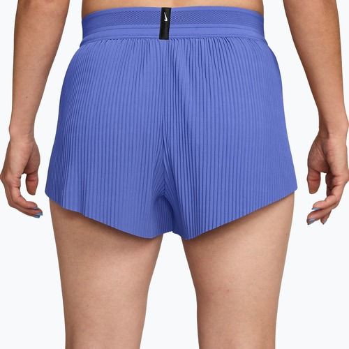 Women's running shorts Nike AeroSwift Dri-Fit ADV Mid-Rise 3" sapphire/black/white/black