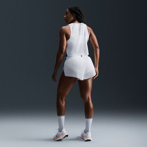 Women's running shorts Nike AeroSwift Dri-Fit ADV Mid-Rise 3" white/black