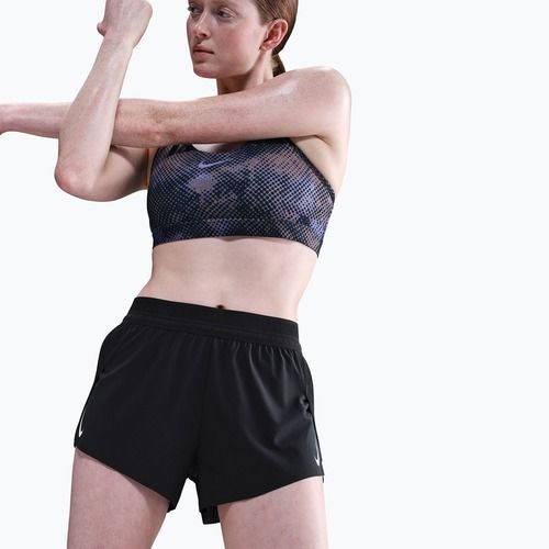 Women's running shorts Nike AeroSwift Dri-Fit ADV Mid-Rise 3" black/white