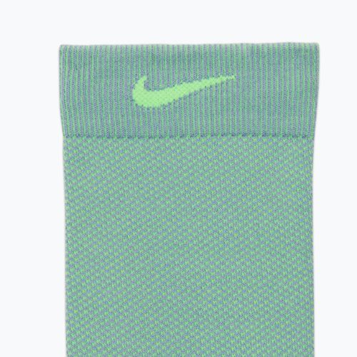 Socks Nike Running Lightweight Crew iron purple/voltage green/voltage green
