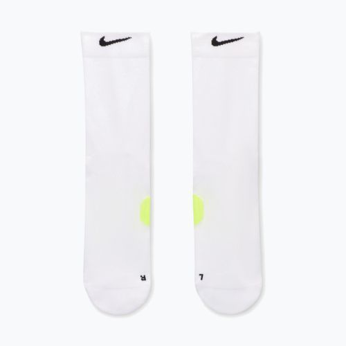 Socks Nike Running Midweight Crew white/volt/black
