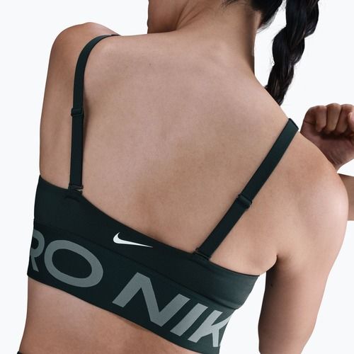 Training bra Nike Pro Indy Plunge seaweed/clay green/white