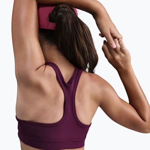 Children's training bra Nike Swoosh bordeaux/white