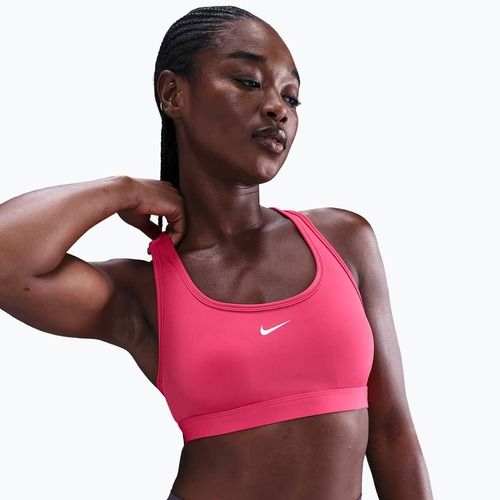 Training bra Nike Swoosh Light Support rush pink/white
