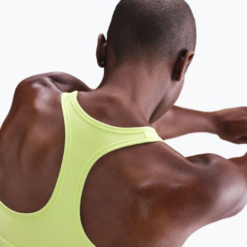 Training bra Nike Swoosh Medium Support light lemon twist/stone mauve/white