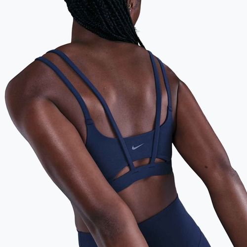 Training bra Nike Zenvy Strappy midnight navy/white