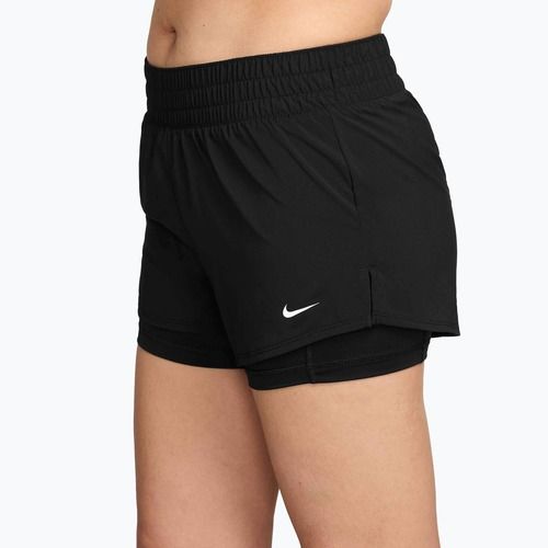 Women's running shorts Nike One Dri-FIT 2IN1 black/white