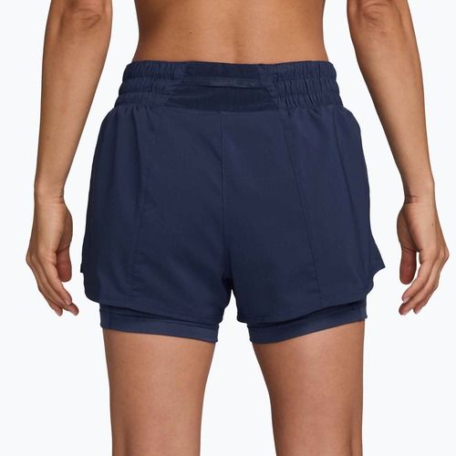 Women's running shorts Nike One Dri-FIT 2IN1 midnight navy/white