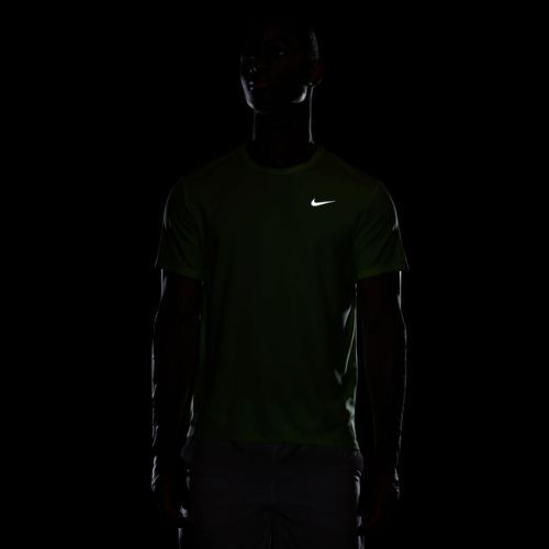 Men's running top Nike Miler Dri-Fit UV lime blast