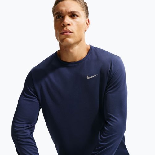 Men's running longsleeve Nike Miler Dri-Fit UV midnight navy