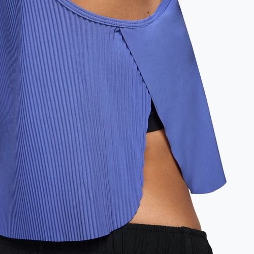 Women's running top Nike AeroSwift Dri-Fit ADV Cropped Tank Top off sapphiree/black