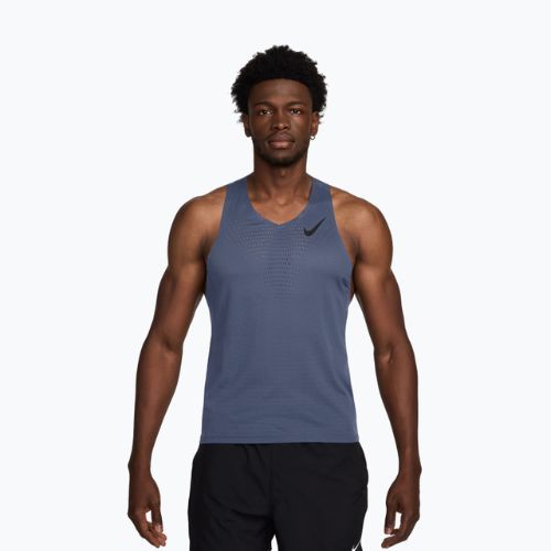 Men's running top Nike AeroSwift Dri-Fit ADV diffused blue/black