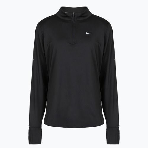 Women's running longsleeve Nike Swift Dri-FIT UV 1/4-Zip Plus Size black