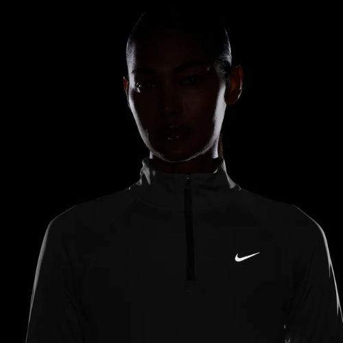Women's running sweatshirt Nike Tempo Dri-Fit 1/4 Zip white