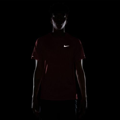 Men's running top Nike Stride ADV light crimson