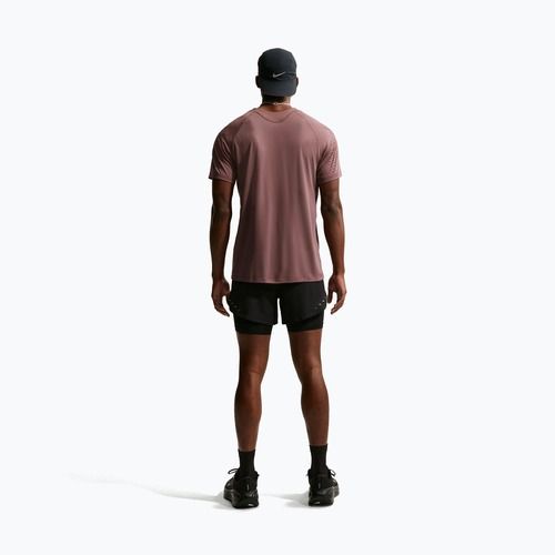 Men's running top Nike Stride Dri-Fit ADV tattoo/burgundy crush