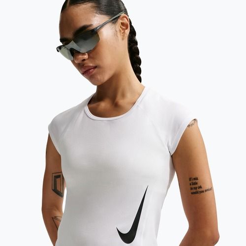 Women's running top Nike Swoosh Run Dri-Fit white/photon dust/black