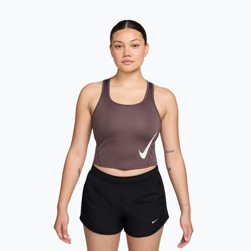 Women's running top Nike Swoosh Run Dri-Fit tattoo/black/white