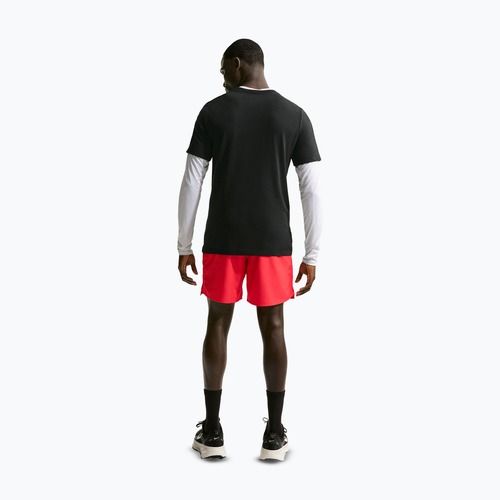 Men's T-shirt Nike Dri-Fit Running black/team crimson